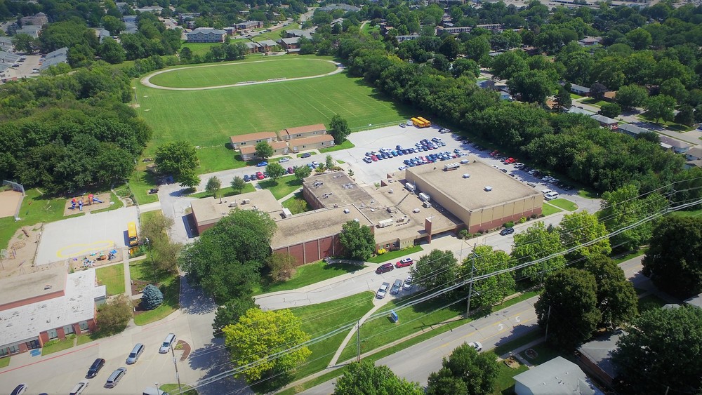Arial view of Lincoln Lutheran 2018