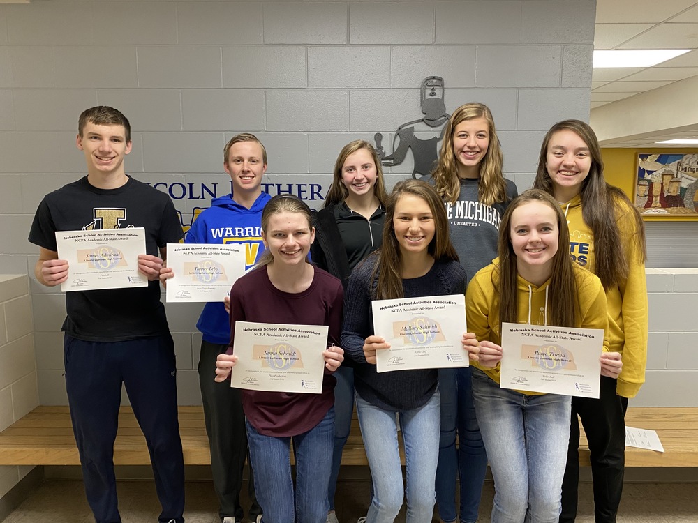 Congratulations Fall Academic All-State Winners