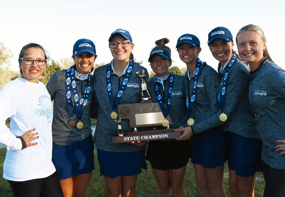 2019 State Champs for Girls Golf
