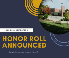 Lincoln Lutheran is pleased to announce 2021-2022 Semester 1 Honor Roll
