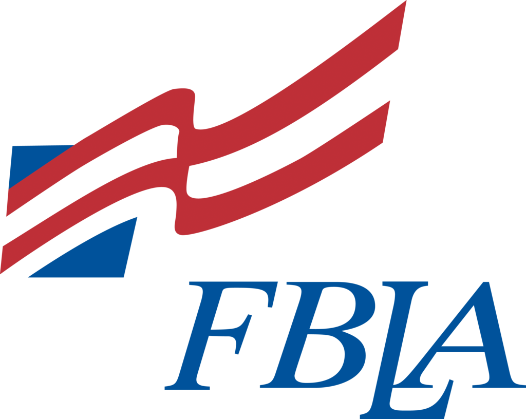 FBLA logo - with flag like red stripes