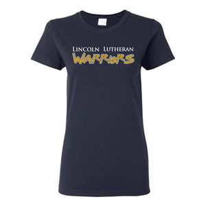 Warriors Navy T-Shirt with school logo