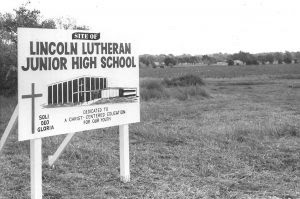 Lincoln Lutheran Junior High 1950's land purchase