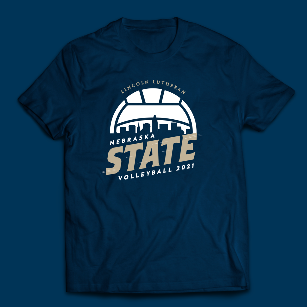 Front of State Volleyball Shirt