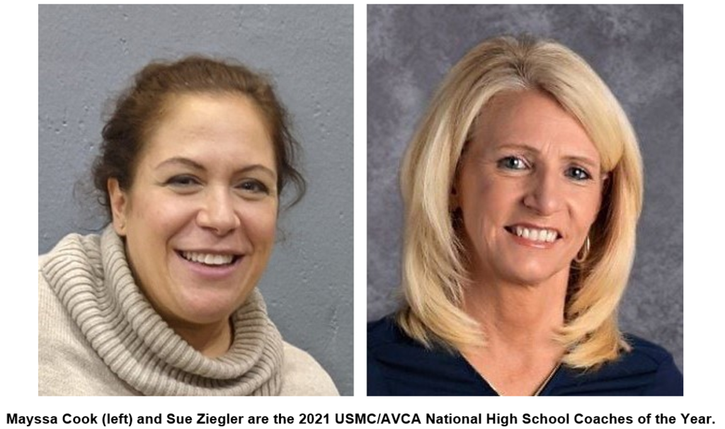 Sue Ziegler AVCA National HS Coach of the year