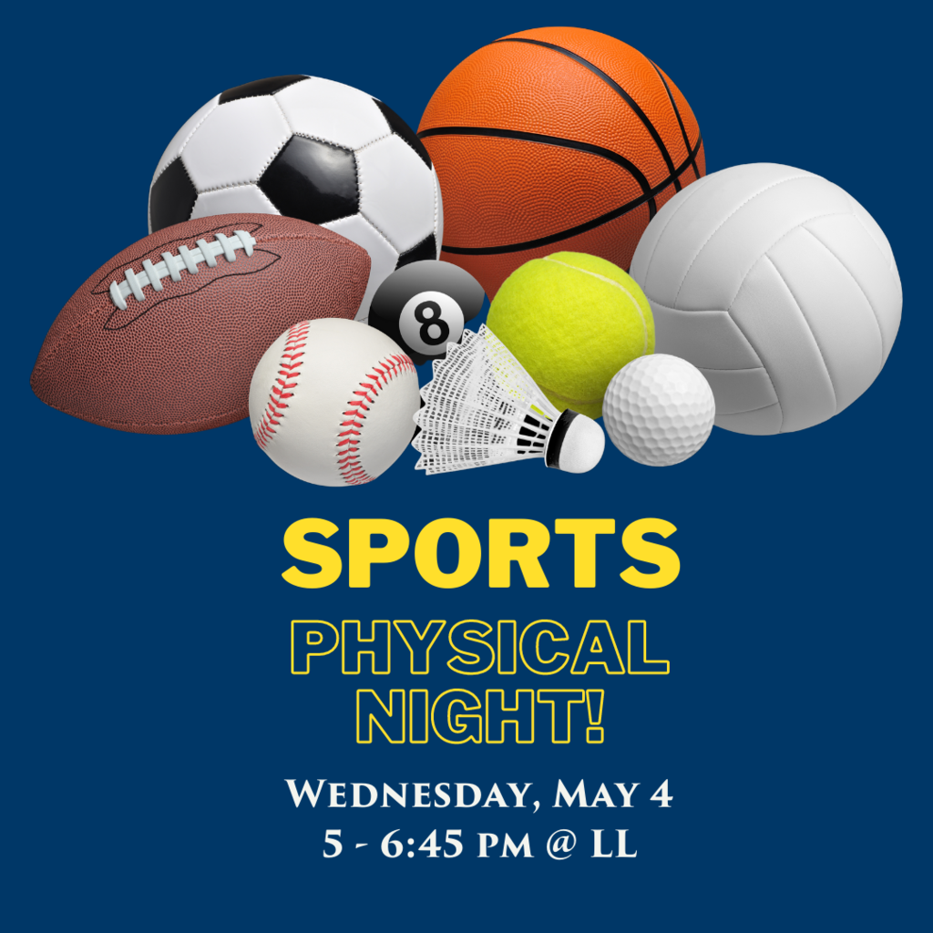 Sports Physical Night - May 4