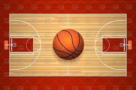 Basketball Court and Basketball